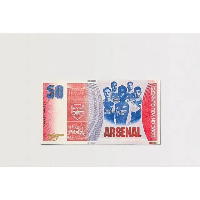 Arsenal Saka Collectible Note, Multicolor