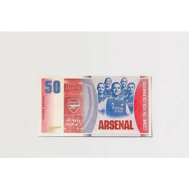 Arsenal Russo Collectible Note, Multicolor
