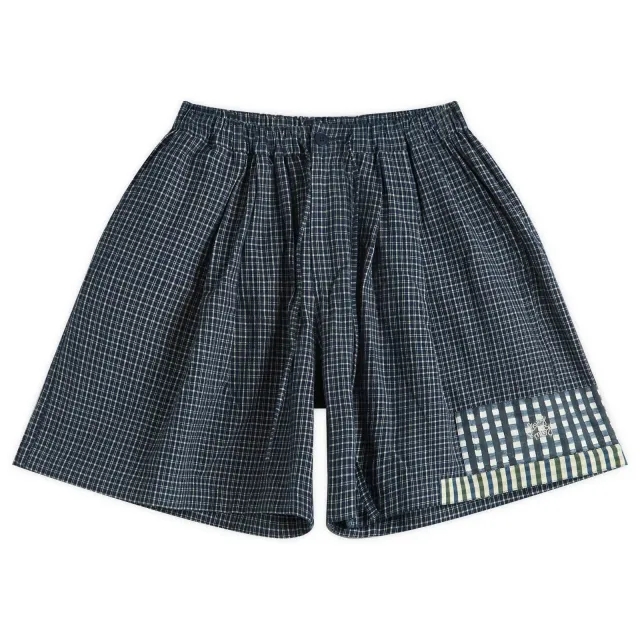 Story mfg. Men's Bridge Shorts Indigo Picnic