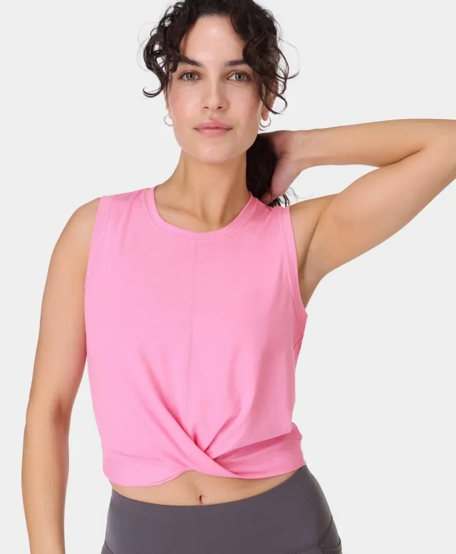 Breathe Easy Twist Front Vest Top