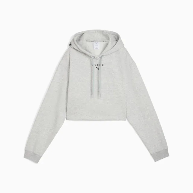 PUMA x HYROX Heavyweight Hoodie Women, Light Grey Heather, size 3XL