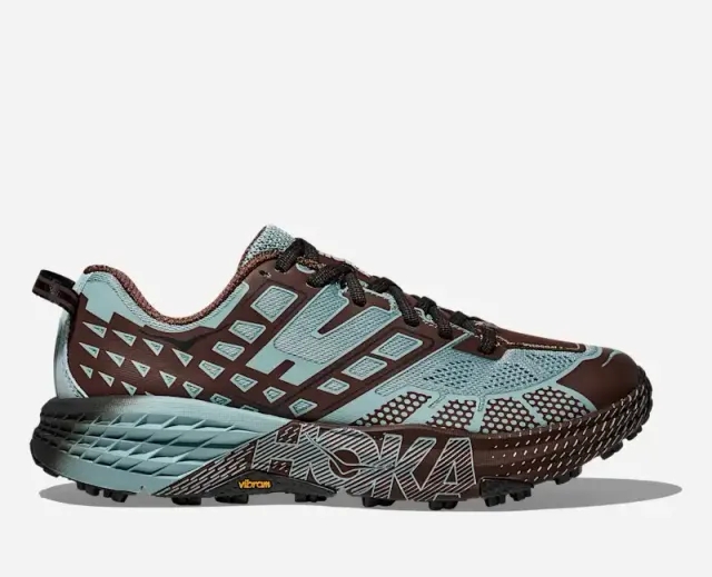Hoka Speedgoat 2 Trail Shoes In Druzy/Cold Brew