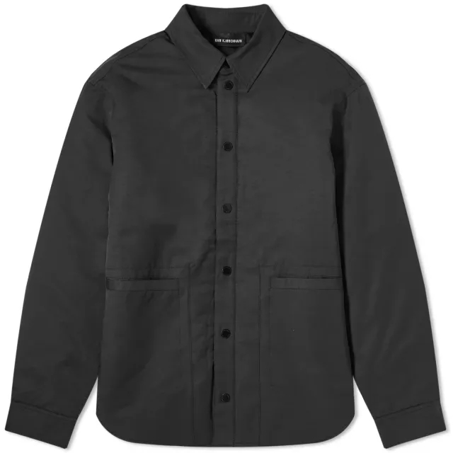 Han Kjobenhavn Men's Oversized Padded Overshirt Black