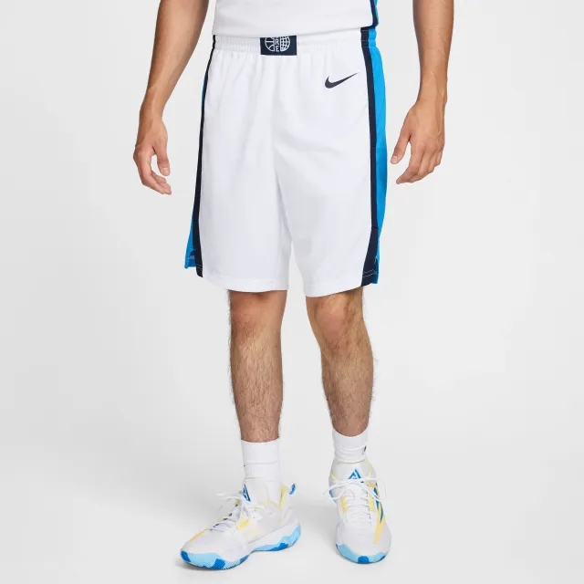 Greece Limited Home Men's Nike Basketball Shorts - White - Sustainable Materials
