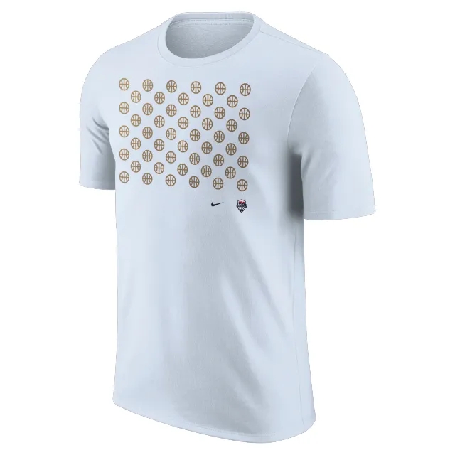 USA Men's Nike Basketball T-Shirt - Grey