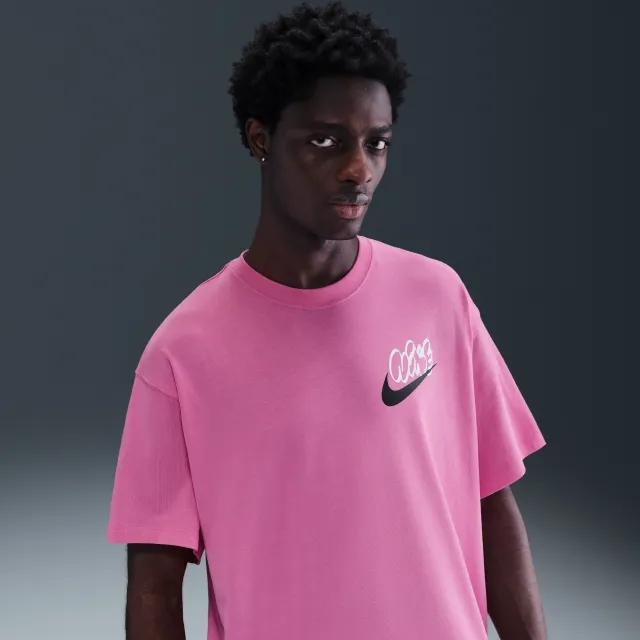 Nike Solo Swoosh Men's T-Shirt - Pink
