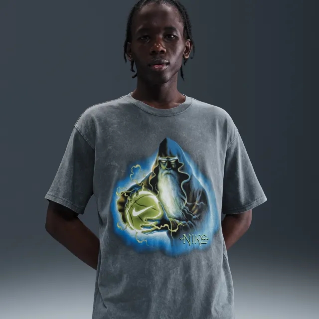 Nike Men's Basketball T-Shirt - Grey