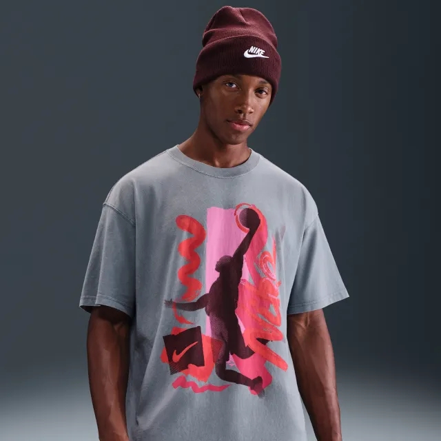 Nike Men's Max90 Basketball T-Shirt - Grey