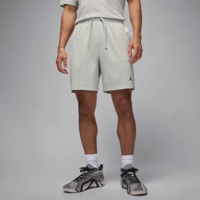Nike Jordan Sport Men's Dri-FIT Mesh Shorts - Grey - Recycled Polyester