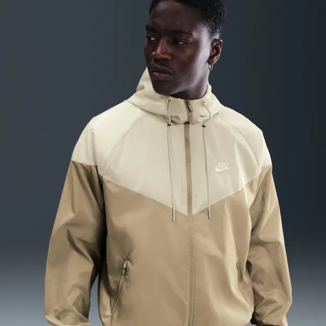 Nike Sportswear Windrunner Men's Hooded Jacket - Brown - Recycled Polyester
