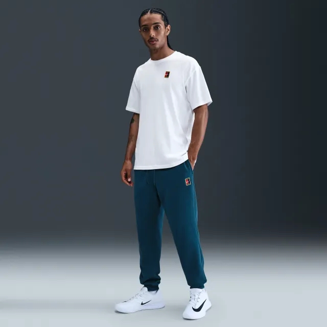 NikeCourt Heritage Men's Dri-FIT Fleece Tennis Joggers - Blue - Fleece