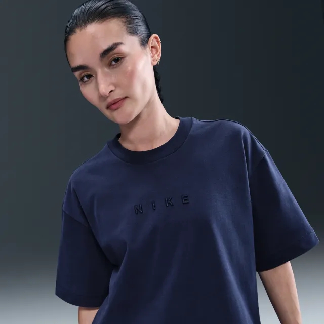 Nike Sportswear Women's Boxy Short-Sleeve T-Shirt - Blue