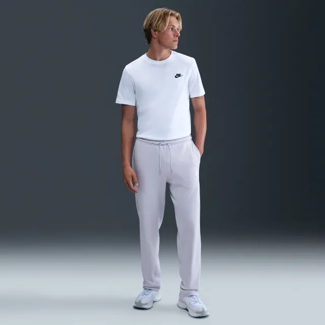 Nike Club Men's French Terry Open-Hem Trousers - Grey - Fleece > Club Fleece