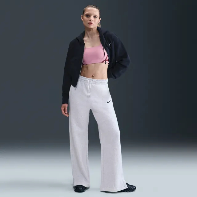 Nike Sportswear Phoenix Fleece Women's High-Waisted Wide-Leg Trousers - Brown - Fleece > Phoenix Fleece