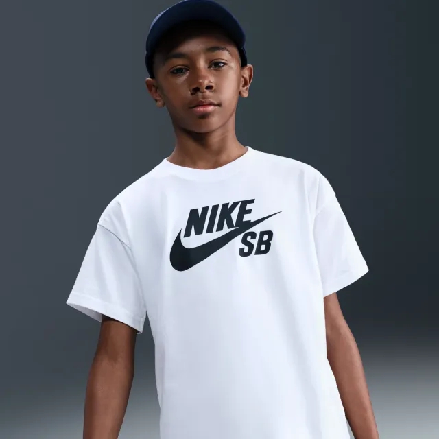 Nike SB Older Kids' T-Shirt - White