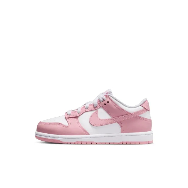 Nike Dunk Low Younger Kids' Shoes - White