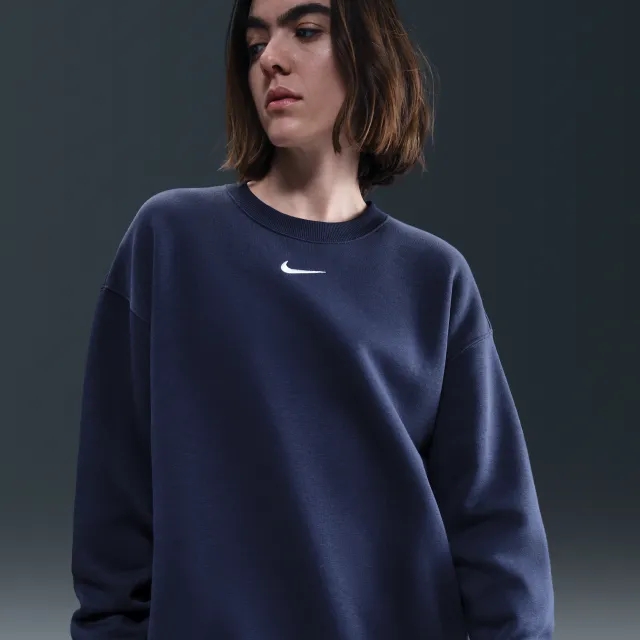 Nike Sportswear Phoenix Fleece Women's Oversized Crew-neck Sweatshirt - Blue - Fleece > Phoenix Fleece