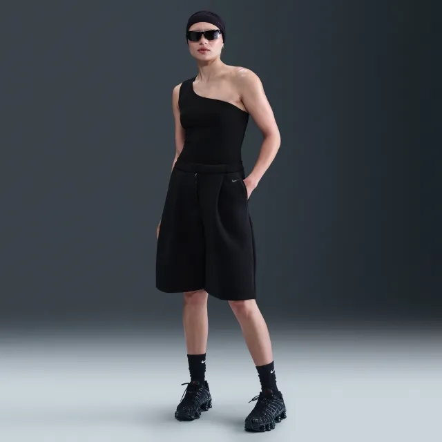 Nike Sportswear Modern Fleece Women's Mid-Rise Loose Shorts - Black