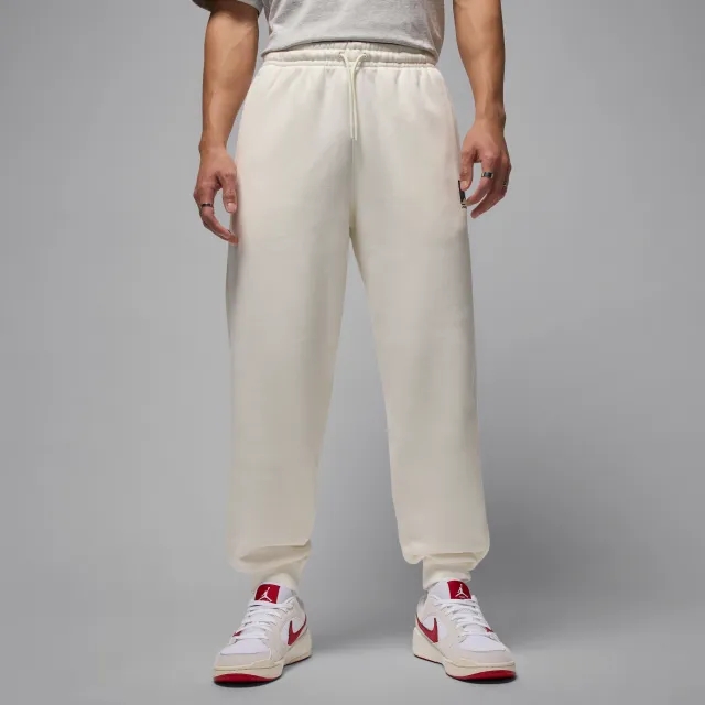 Nike Jordan Brooklyn Fleece Men's Trousers - White - Fleece