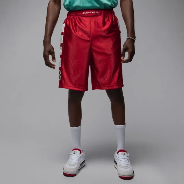 Nike Jordan Brooklyn Cat Scratch Men's Shorts - Red