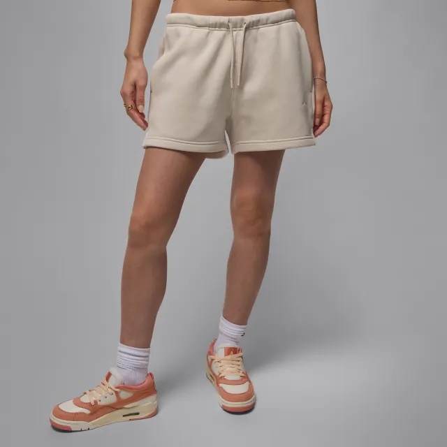 Nike Jordan Brooklyn Fleece Women's Shorts - Brown - Fleece