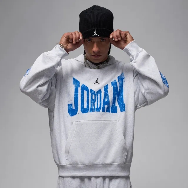 Nike Jordan Brooklyn Men's Collegiate Pullover Hoodie - Brown - Fleece