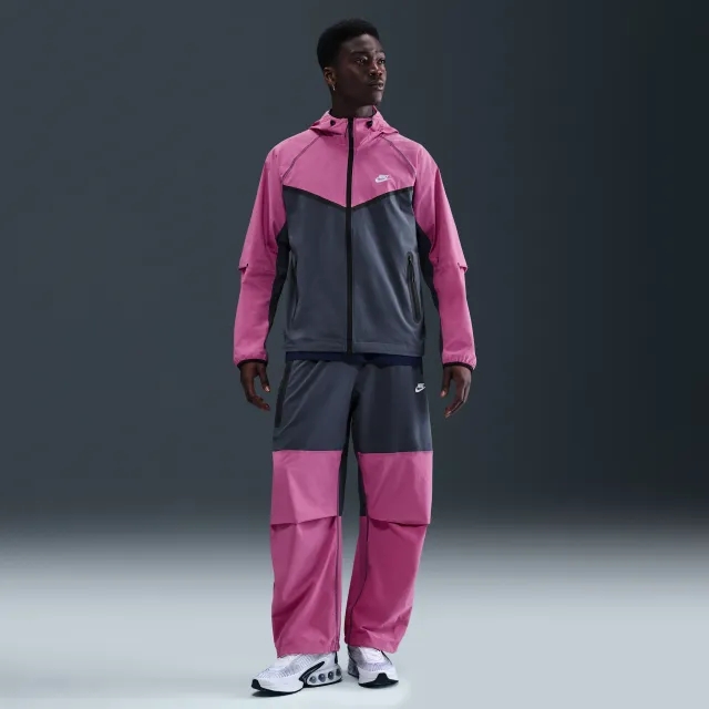 Nike Tech Men's Woven Oversized Trousers - Blue