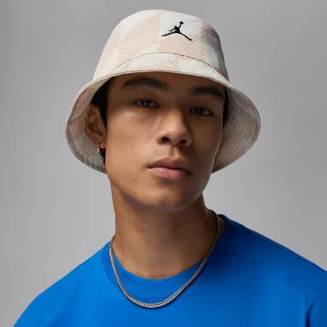 Nike Jordan Apex Printed Bucket Hat - White - Sustainable Materials