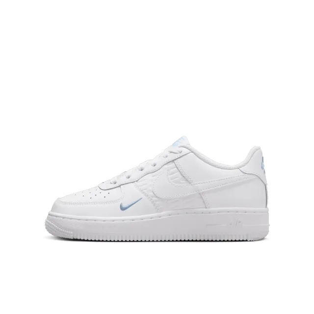 Nike Air Force 1 Older Kids' Shoes - White