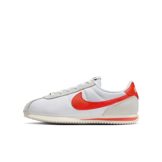 Nike Cortez Textile Older Kids' Shoes - White