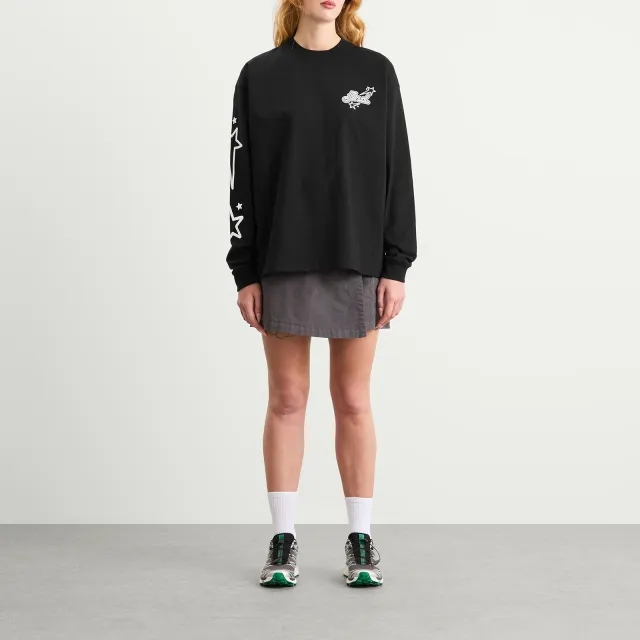 END. END. City Series 2.0 Glasgow Long Sleeve T-Shirt Black