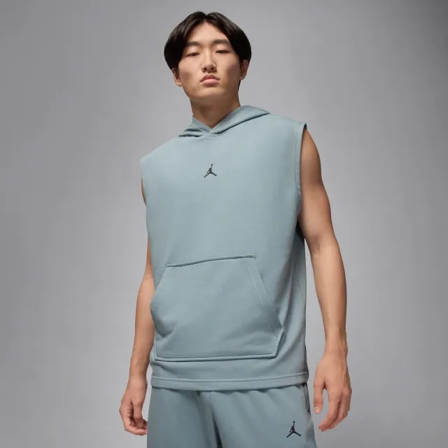 Nike Jordan Sport Crossover Men's Dri-FIT Sleeveless Pullover Hoodie - Grey - Cotton/Polyester