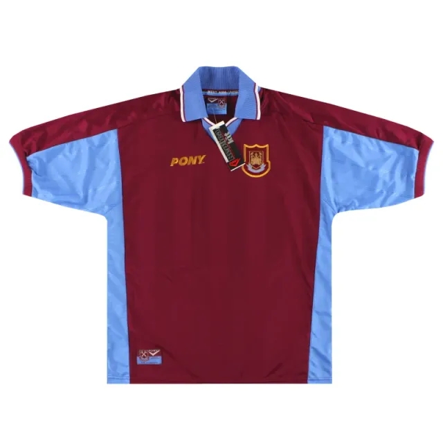 1997-98 West Ham Pony Home Shirt *w/tags* L - West Ham / w/tags / Large