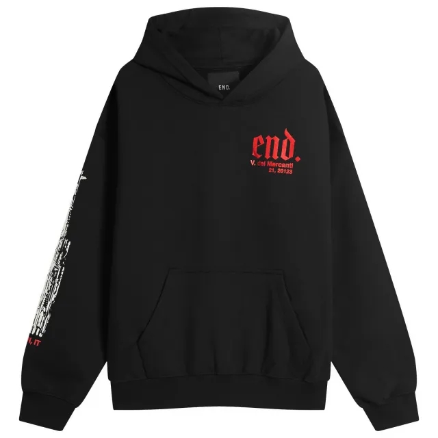 END. END. City Series 2.0 Milan Hoodie Black
