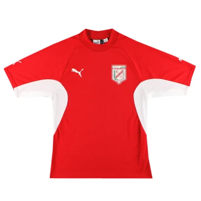 2002-04 Tunisia Puma Basic Away Shirt L - African / Excellent / Large