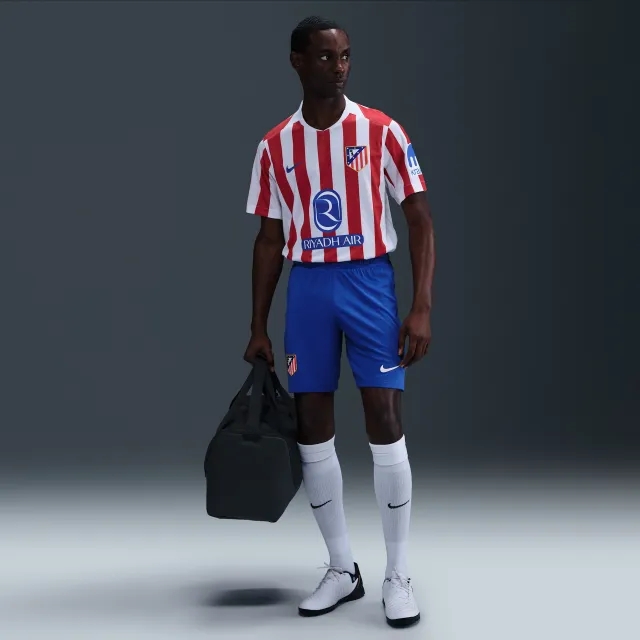 Atlético Madrid 2025/26 Stadium Home Men's Nike Dri-FIT Football Replica Shorts - Blue - Polyester