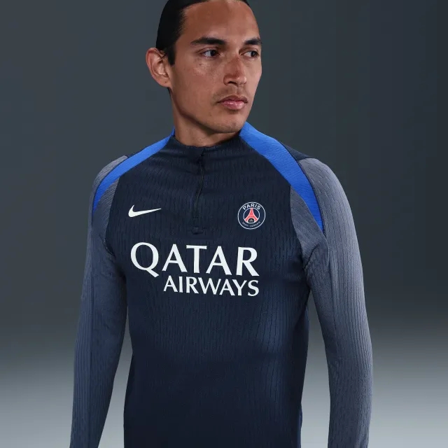 Paris Saint-Germain Strike Elite Men's Nike Dri-FIT ADV Football Knit Drill Top - Blue - Polyester/Elastane