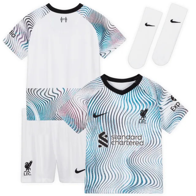 Nike Liverpool 22 23 Infant Dri Fit Away Kit