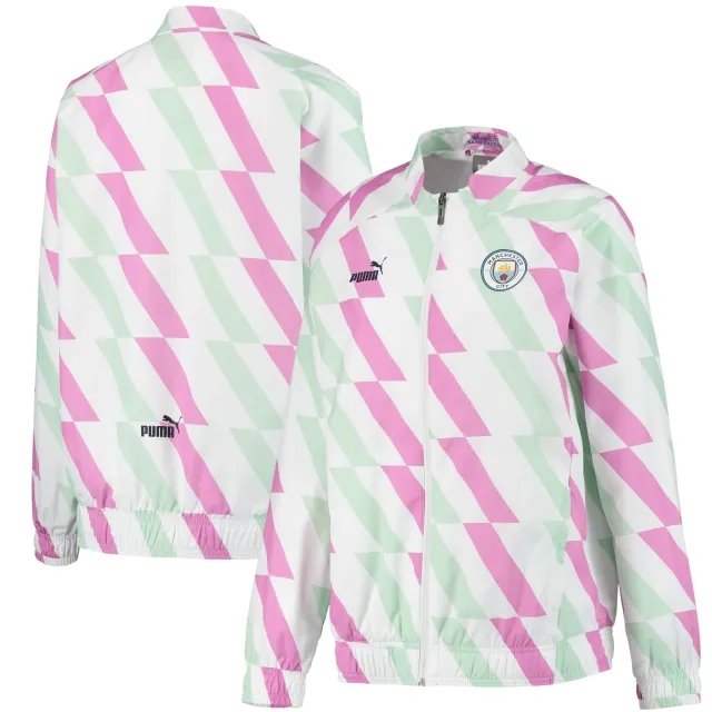 Puma Manchester City 22 23 Womens Pre Match Jacket