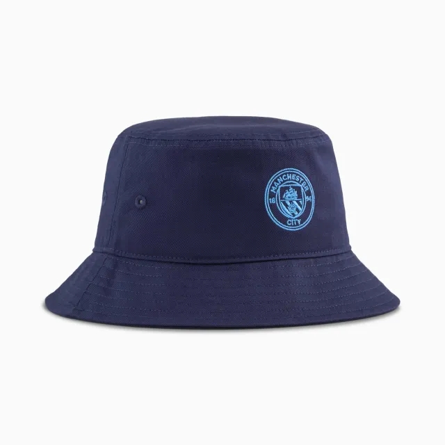 PUMA Manchester City Essentials Bucket Hat, Dark Blue