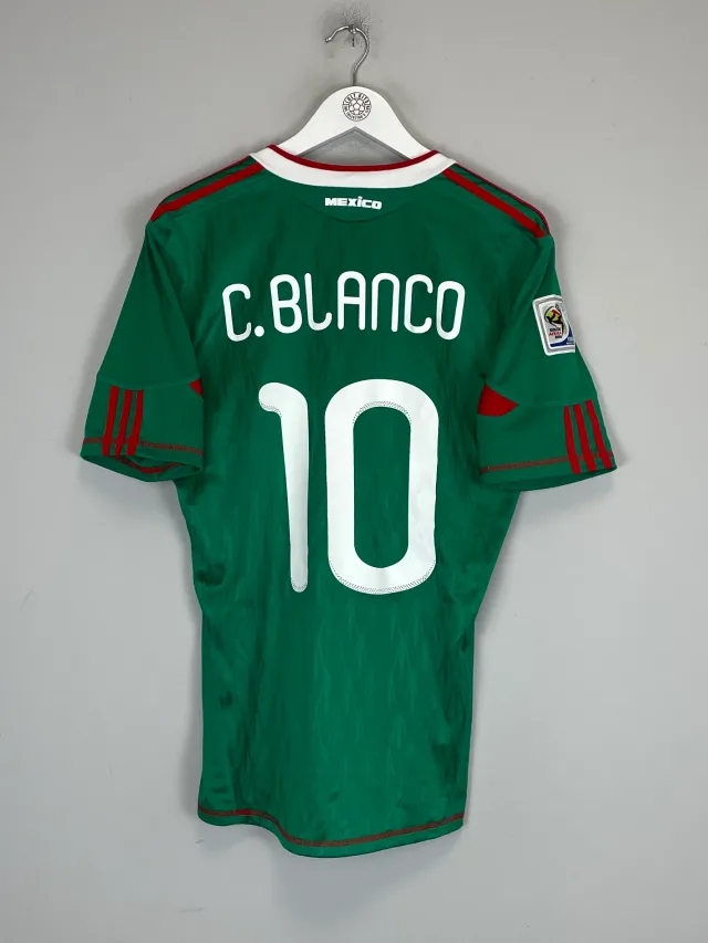 2010 MEXICO C.BLANCO #10 HOME SHIRT (M) ADIDAS | Cult Kits