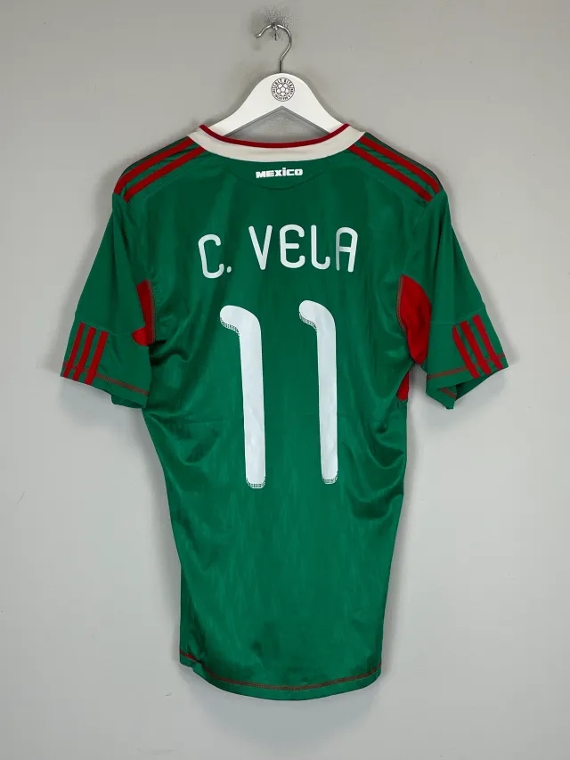 2010 MEXICO C.VELA #11 HOME SHIRT (M) ADIDAS | Cult Kits