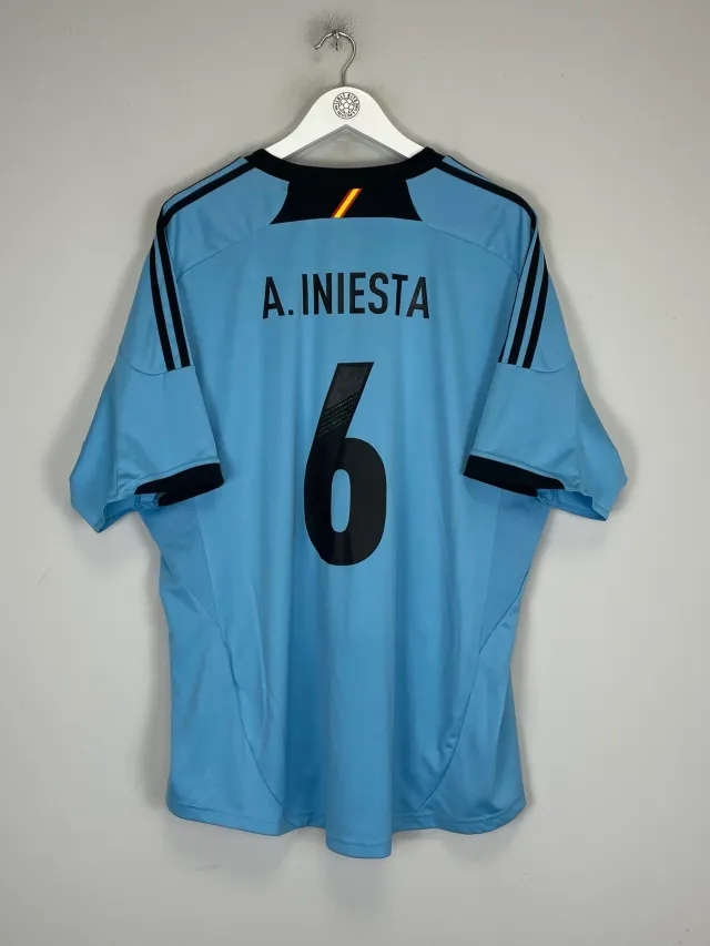 2012/13 SPAIN A.INIESTA #6 AWAY SHIRT (XXL) ADIDAS | Cult Kits