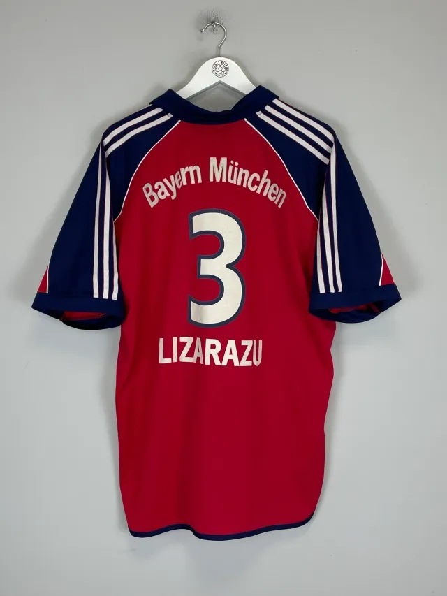 1999/01 BAYERN MUNICH LIZARAZU #3 HOME SHIRT (XL) ADIDAS | Cult Kits