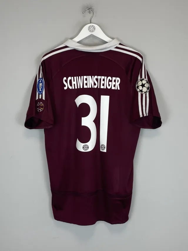 2006/07 BAYERN MUNICH SCHWEINSTEIGER #31 C/L THIRD SHIRT (L) ADIDAS | Cult Kits