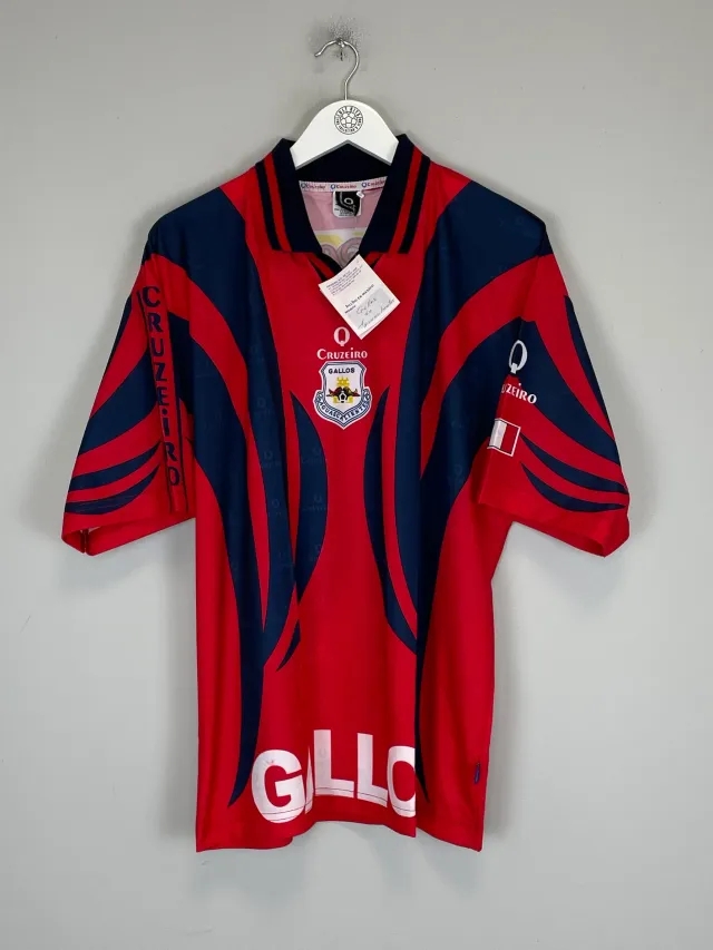 1997/98 GALLOS DE AGUASCALIENTES *BNWT* AWAY SHIRT (L) CRUZEIRO | Cult Kits