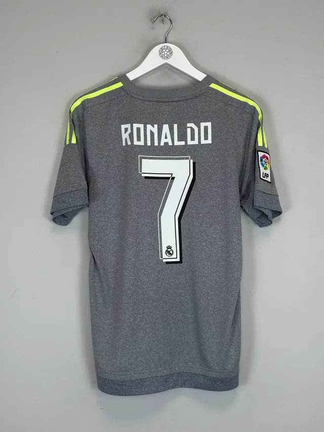 2015/16 REAL MADRID RONALDO #7 AWAY SHIRT (M) ADIDAS | Cult Kits