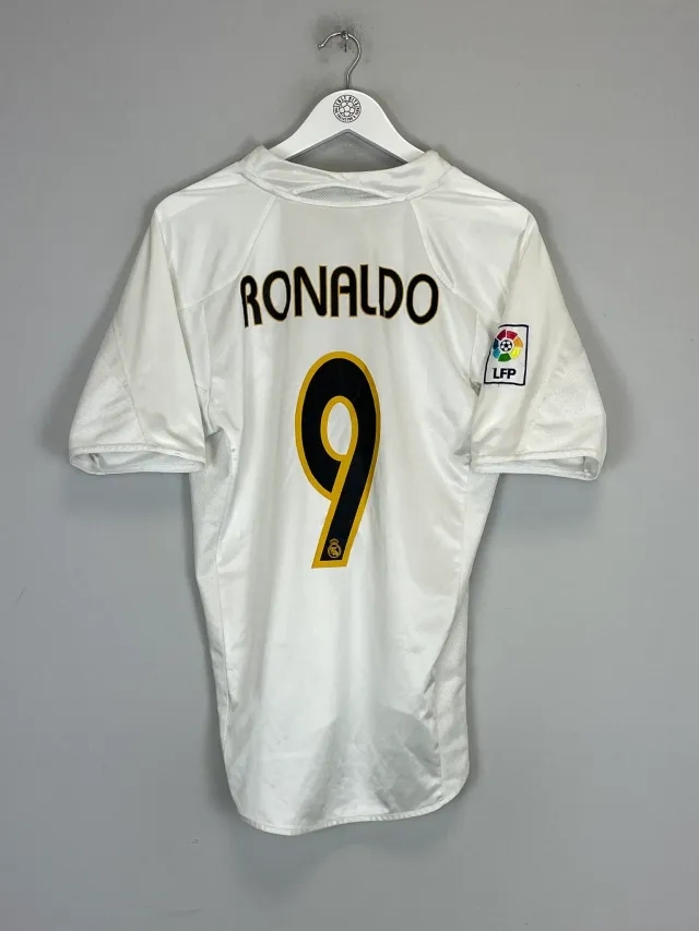 2004/05 REAL MADRID RONALDO #9 HOME SHIRT (S) ADIDAS | Cult Kits
