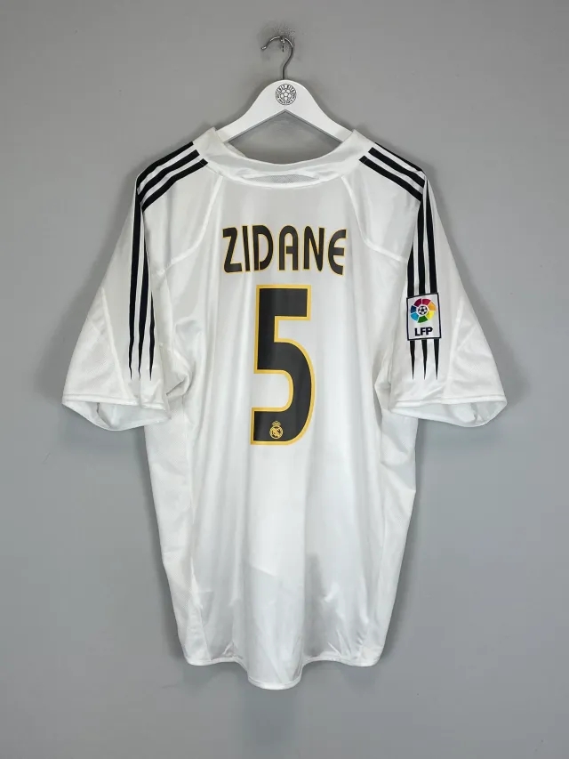 2004/05 REAL MADRID ZIDANE #5 HOME SHIRT (XL) ADIDAS | Cult Kits