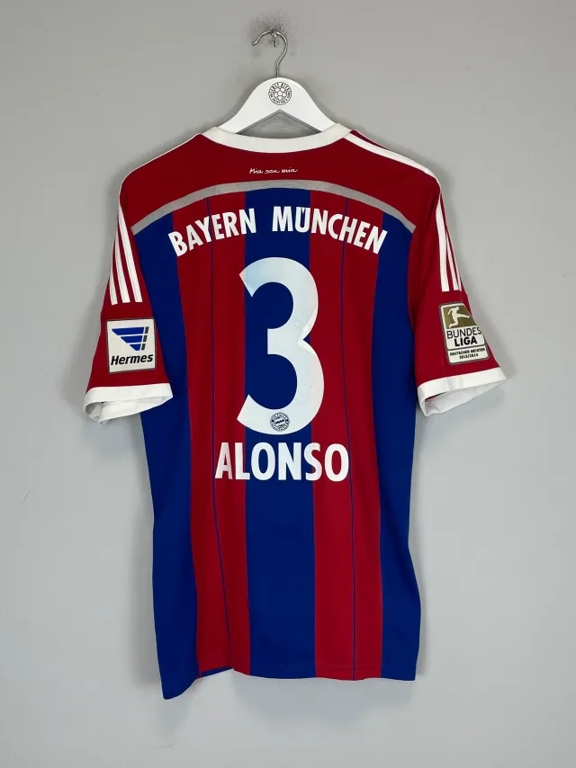 2014/15 BAYERN MUNICH ALONSO #3 HOME SHIRT (L) ADIDAS | Cult Kits